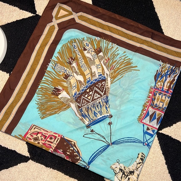 Silk Printed Scarf - Picture 2 of 3